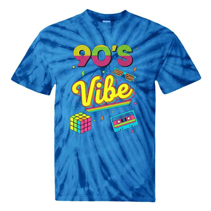 90s Nostalgia Retro Apparel 90'S Vibe Retro Premium Tri-Blend Tie-Dye T-Shirts