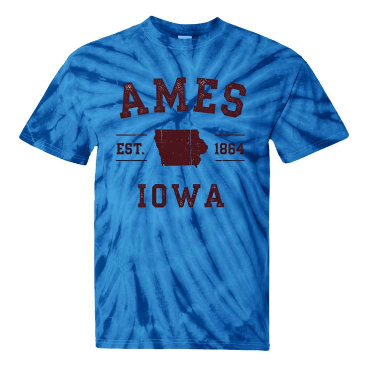 Ames Iowa Est 1864 Nostalgia Premium Tri-Blend Tie-Dye T-Shirts