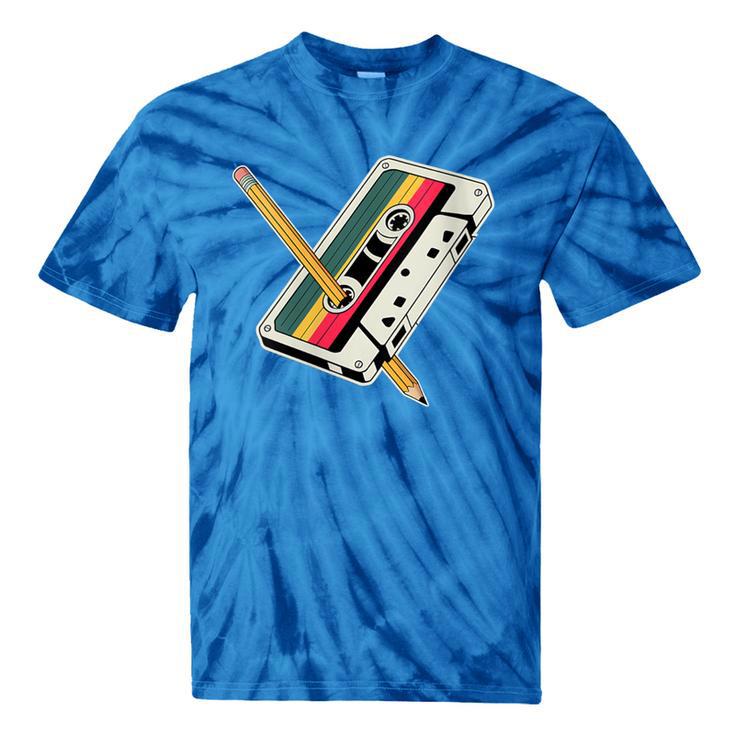 Cassette 90s Costume Party Nostalgia Tie-Dye T-Shirts