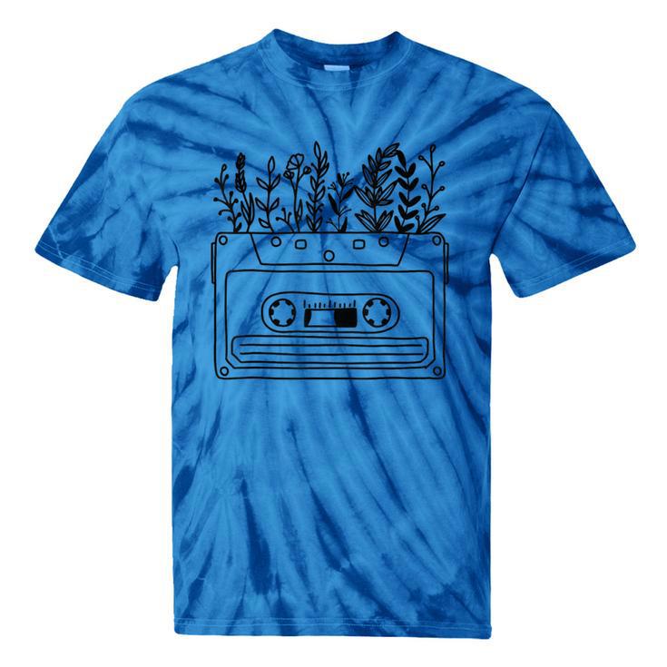 Cassette Tee 80s 90s Retro Party Costume Nostalgia Cassette Tie-Dye T-Shirts