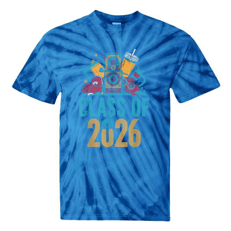 Class Of 2026 Retro Graduation Memory Nostalgia For Seniors Tie-Dye T-Shirts