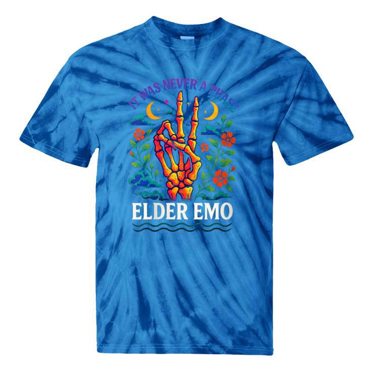 Elder Emo Nostalgia Skeleton Hand Tie-Dye T-Shirts