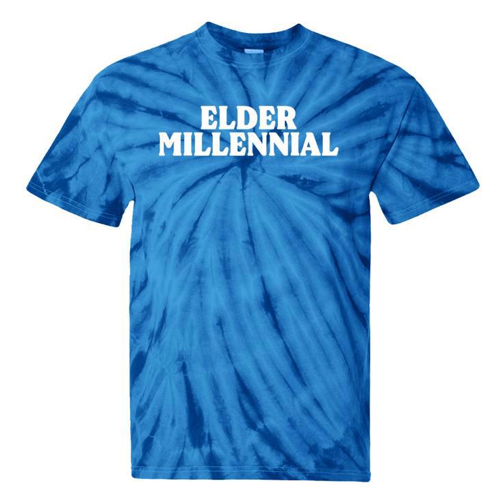 Elder Millennial Retro 90s Nostalgia Premium Tri-Blend Tie-Dye T-Shirts