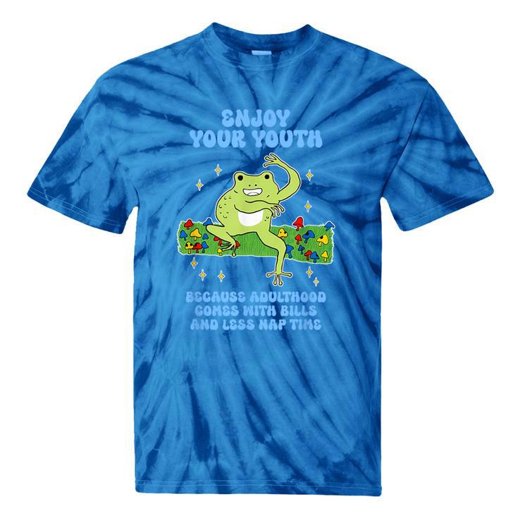 Enjoy Adulthood Comes With Bills Nostalgia Regret Tie-Dye T-Shirts Enjoy Adulthood Comes With Bills Nostalgia Regret Tie-Dye T-Shirts