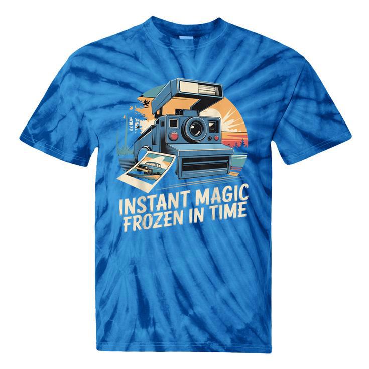 Instant Magic Frozen In Time Retro Camera Nostalgia Tie-Dye T-Shirts