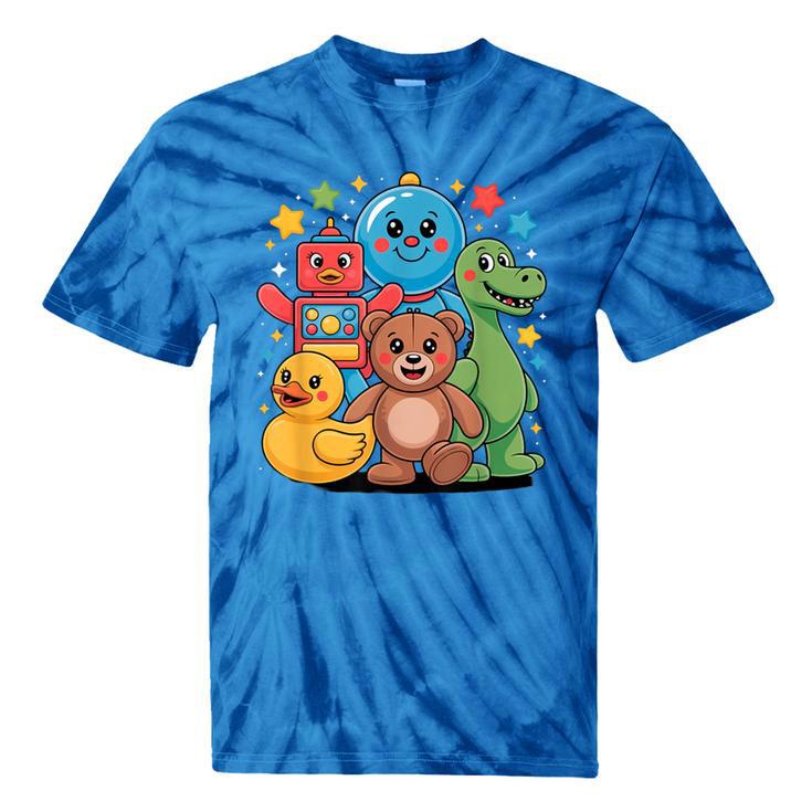 Kidcore Aesthetic Retro Vibes Colorful Cartoon Nostalgia Tie-Dye T-Shirts