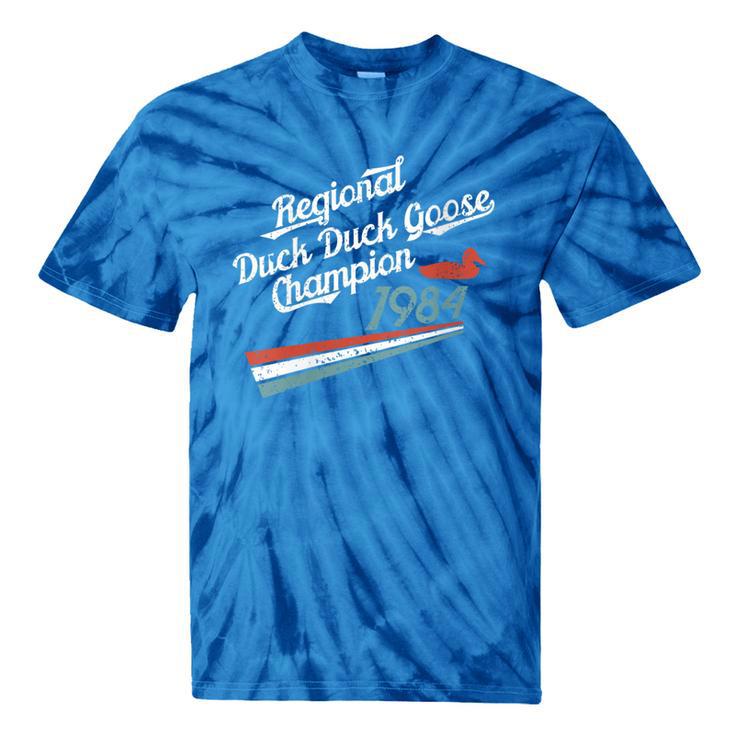 Nostalgia 80s Duck Goose Distressed Tie-Dye T-Shirts