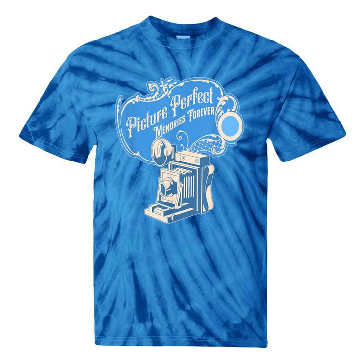 Picture Perfect Memories Forever Vintage Camera Nostalgia Tie-Dye T-Shirts