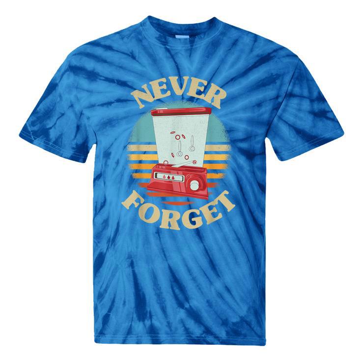 Retro Gaming Never Forget Nostalgia Vintage Tie-Dye T-Shirts