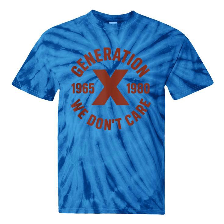 Retro Gen X 1965-1980 Sarcastic Nostalgia Graphic Tie-Dye T-Shirts