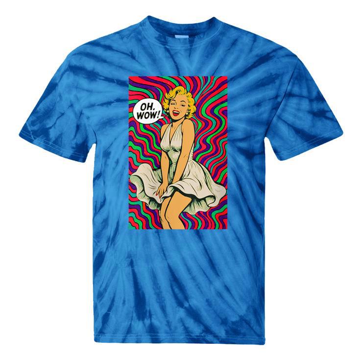 Retro Pop Art Vintage Style Blonde Psychedelic 50s Nostalgia Tie-Dye T-Shirts