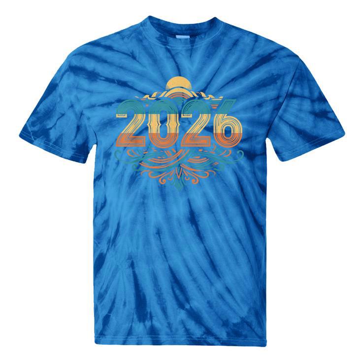 Retro Vintage Style 2026 Nostalgia Sunset Family Reunion Tie-Dye T-Shirts