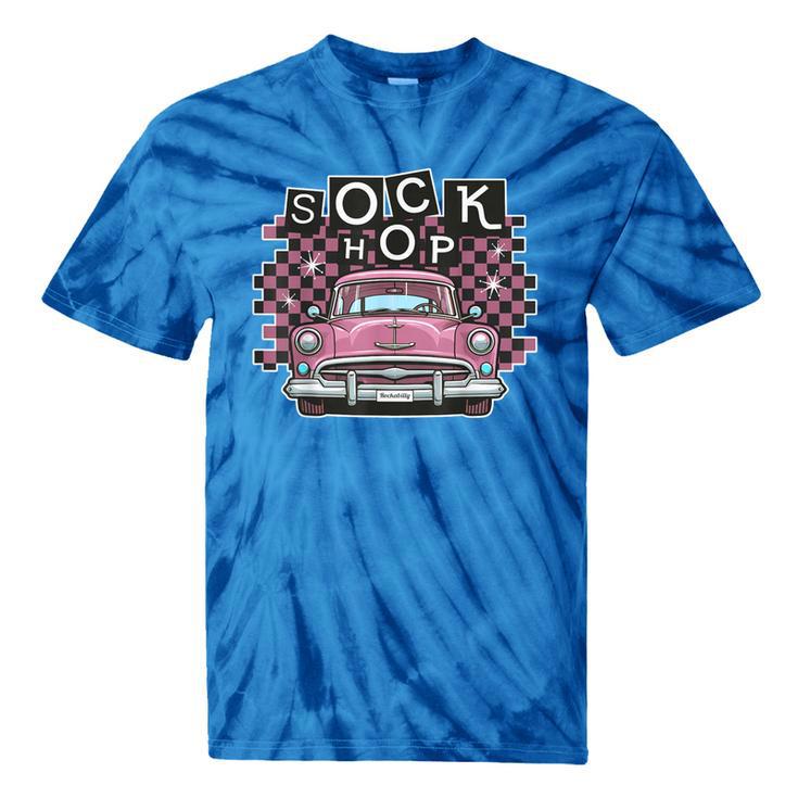 Sock Hop 50s Classic Car Nostalgia 1950s Greaser Tie-Dye T-Shirts Sock Hop 50s Classic Car Nostalgia 1950s Greaser Tie-Dye T-Shirts
