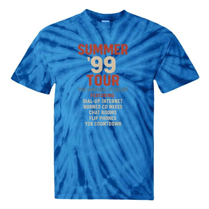 Summer 99 Tour Original Playlist Retro Nostalgia Tie-Dye T-Shirts