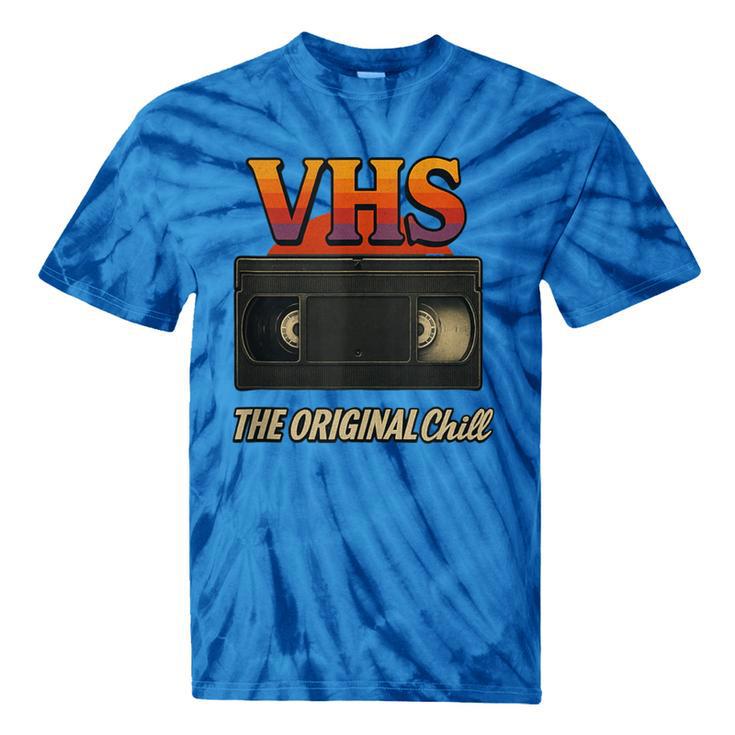VHS Tape Nostalgia Old School Technology Humor Tie-Dye T-Shirts VHS Tape Nostalgia Old School Technology Humor Tie-Dye T-Shirts
