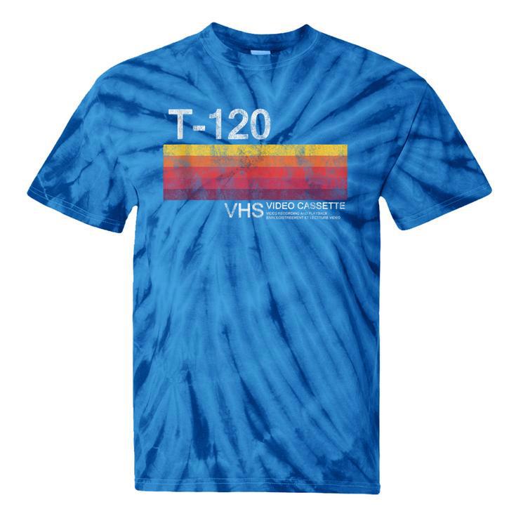 Video Cassette Tape VHS 80s 90s Nostalgia Costume Tie-Dye T-Shirts