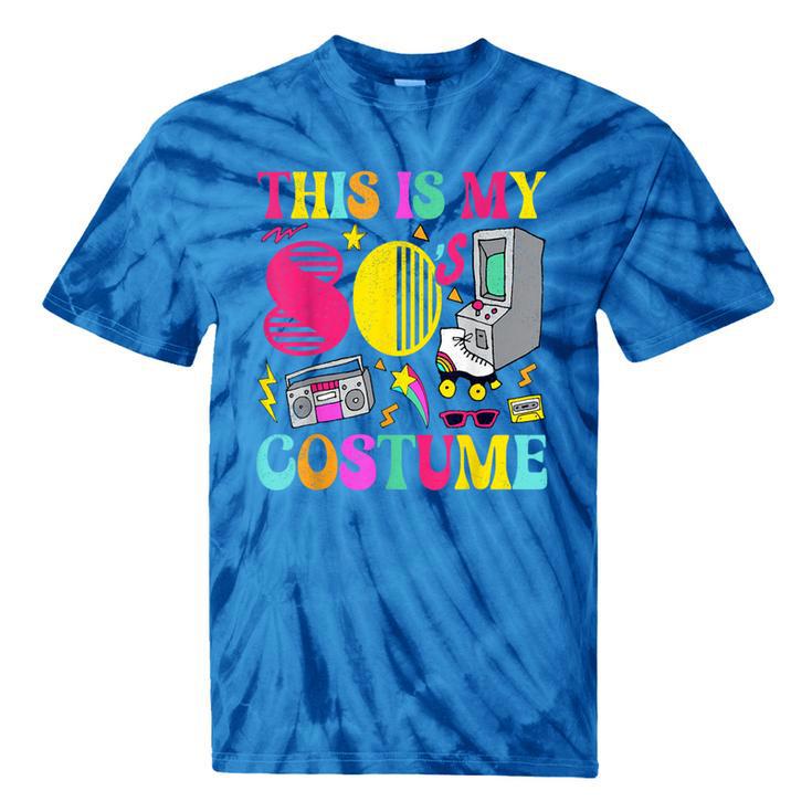Vintage 80s Vibes Costume Nostalgia 1980s Fashion Cassette Tie-Dye T-Shirts