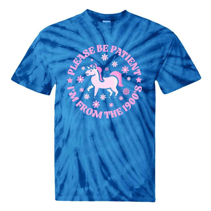 Women Please Be Patient I'm From The 1900s Premium Tie-Dye T-Shirts