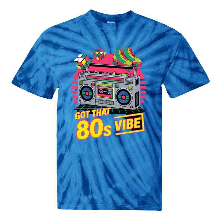 1980s 80s Reunion Nostalgia Memories Music School Grew Up Premium Tri-Blend Tie-Dye T-Shirts