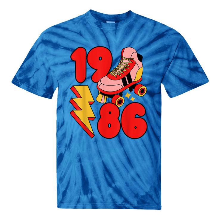 1986 Retro Roller Skate Vintage 80s Nostalgia Collector Tie-Dye T-Shirts