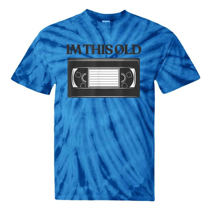 80s VHS Video Cassette Nostalgia Tie-Dye T-Shirts