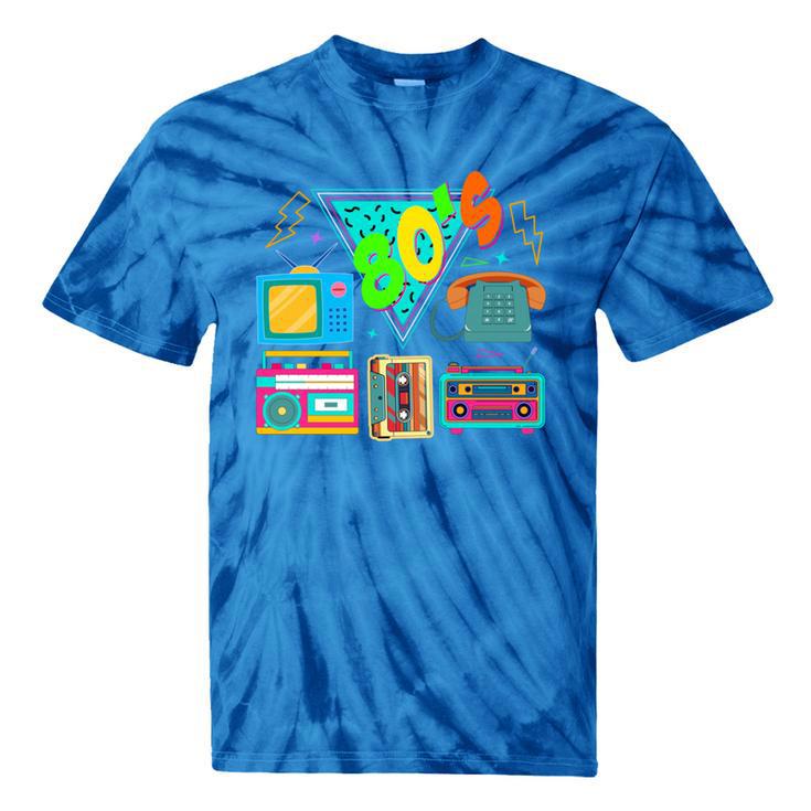 80's Vintage Cassette Tape Nostalgia Mixtape Era 1980s Retro Tie-Dye T-Shirts