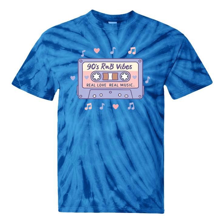 90s RNB Vibes Cassette – Retro Music Nostalgia RNB Cassette Premium Tri-Blend Tie-Dye T-Shirts