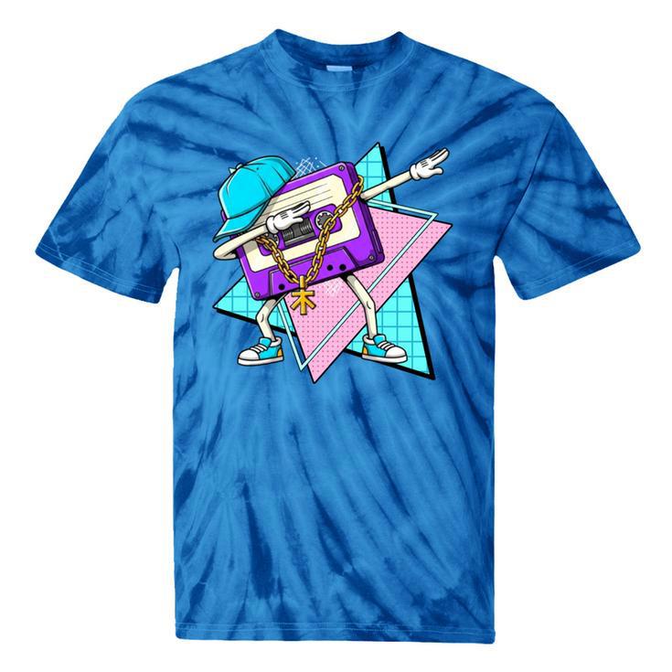 Dabbing Cassette Tape 70s 80s 80s Outfit Nostalgia Tie-Dye T-Shirts