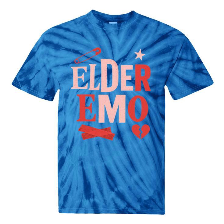 Elder Emo Retro Punk Typography Nostalgia Tie-Dye T-Shirts