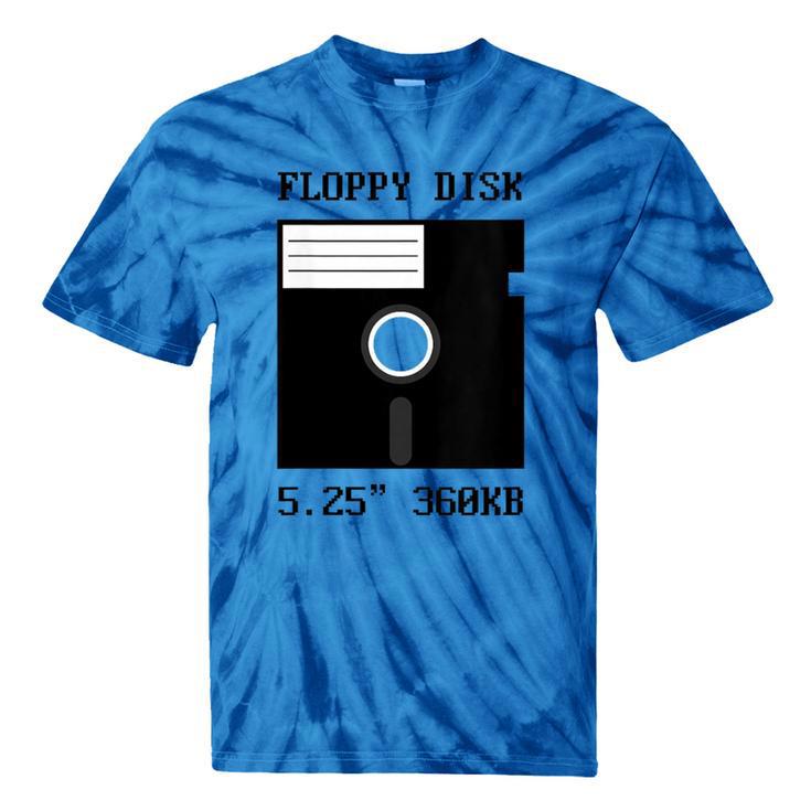 Floppy Disk Computer Nostalgia Fun PC Enthusiast History Tie-Dye T-Shirts