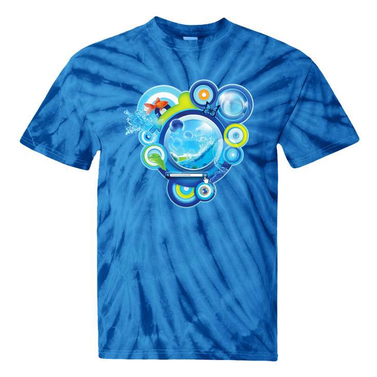 Frutiger Aero Metro Abstract Maximalism 2000s Nostalgia Premium Tri-Blend Tie-Dye T-Shirts