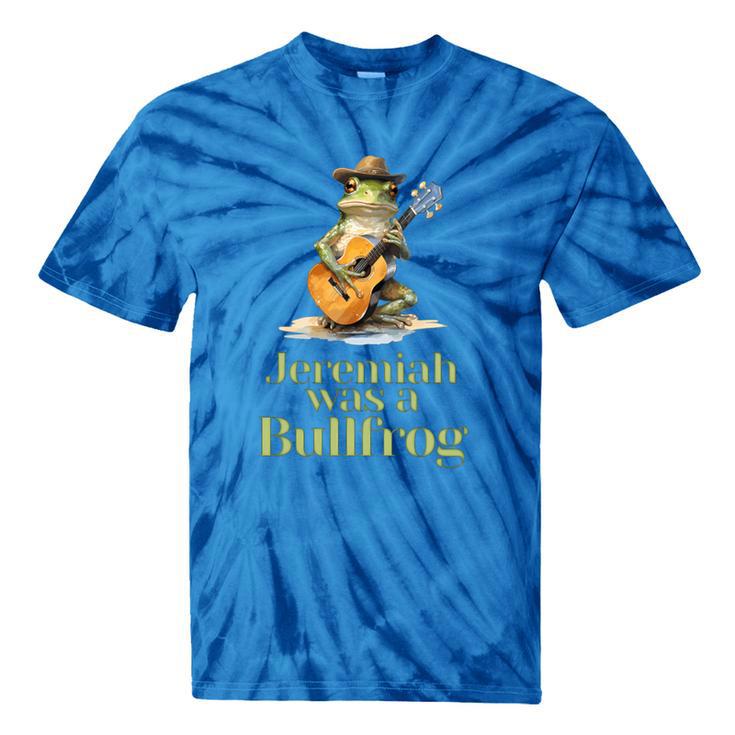 Jeremiah Was A Bullfrog A Classic Rock Nostalgia Trip Premium Tri-Blend Tie-Dye T-Shirts