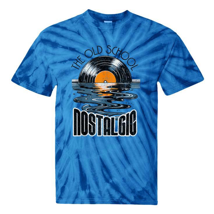 Music Old School Nostalgia Record Tie-Dye T-Shirts