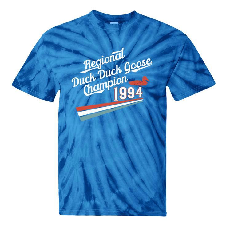 Nostalgia 90s Duck Goose Premium Tri-Blend Tie-Dye T-Shirts