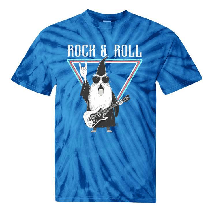 Rock & Roll Wizard Music Nostalgia Premium Tri-Blend Tie-Dye T-Shirts