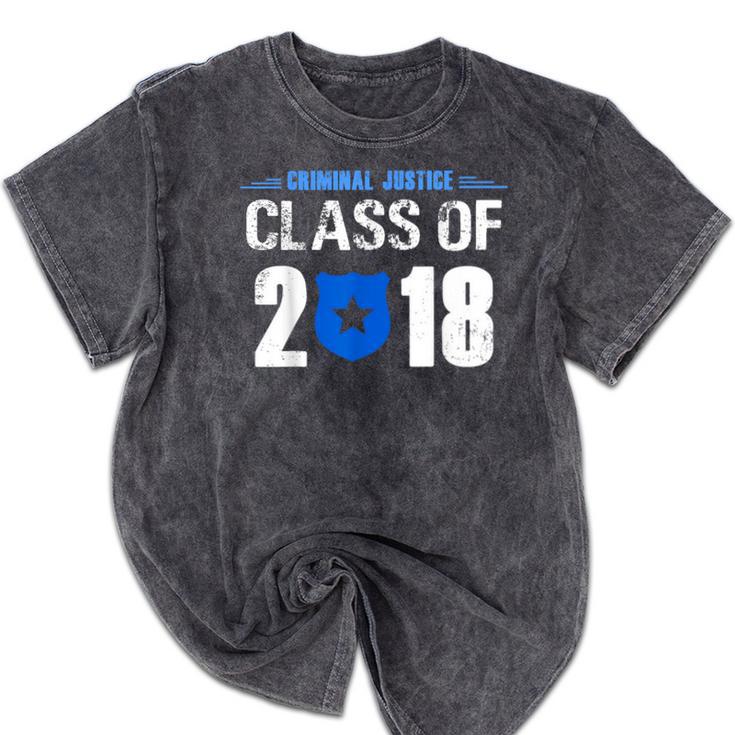 2018 Criminal Justice Graduation Shirt Criminal Justice Mineral Wash Tshirts