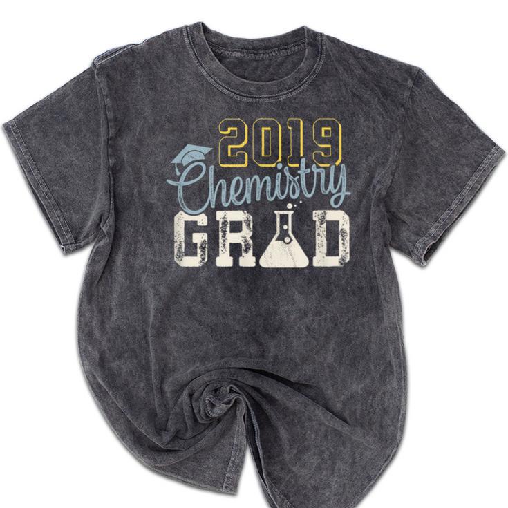 2019 Chemistry College Graduation  For Graduate Mineral Wash Tshirts
