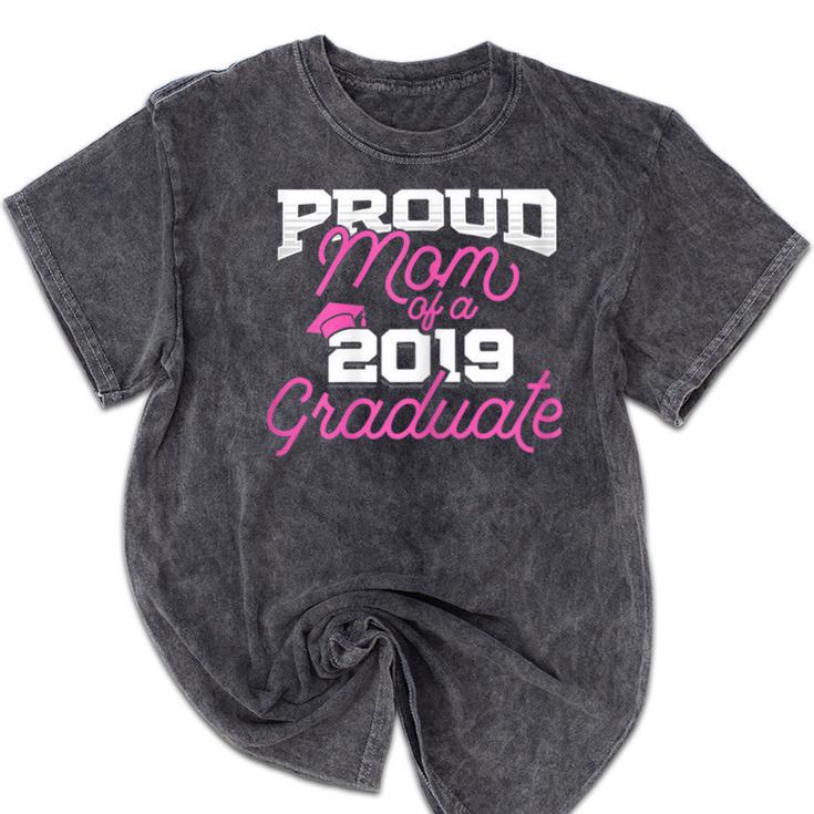 2019 Mom Graduation Mineral Wash Tshirts
