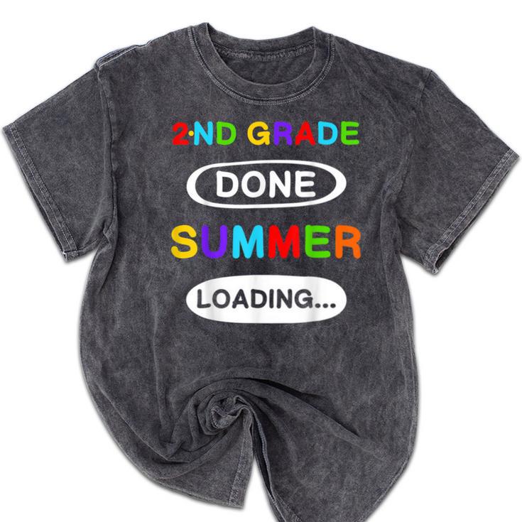 2nd Grade Graduation Shirt 2nd Grade Done Summer Loading Mineral Wash Tshirts