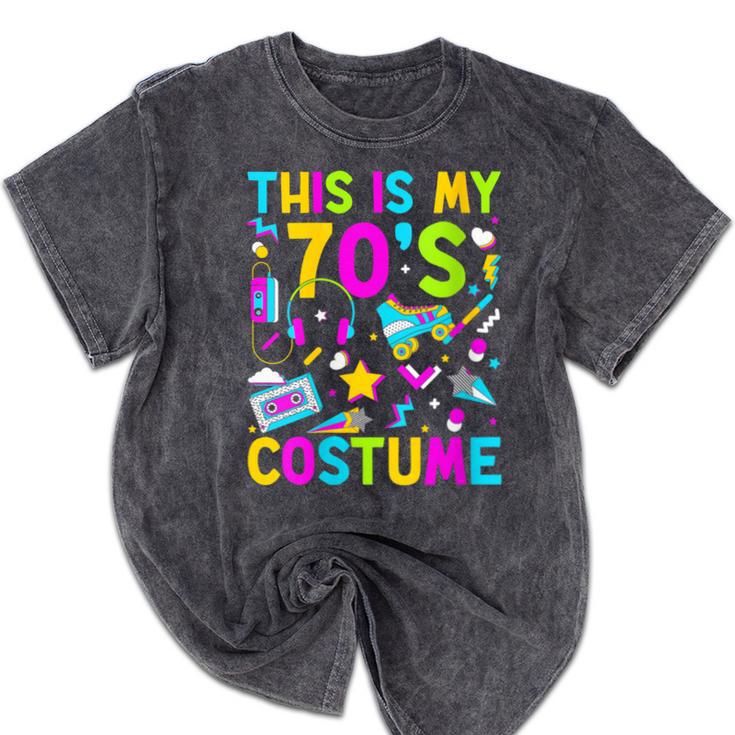 This Is My 70's Costume Nostalgia Mixtape Era 1970s Party Mineral Wash Tshirts