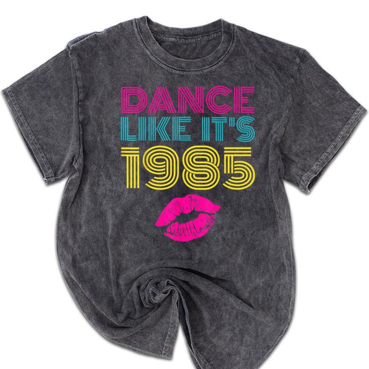 80s Outfit Women Nostalgia Eighties Party Mineral Wash Tshirts