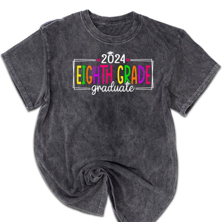 8th Grade Graduate 2024 Graduation Last Day Of School Mineral Wash Tshirts