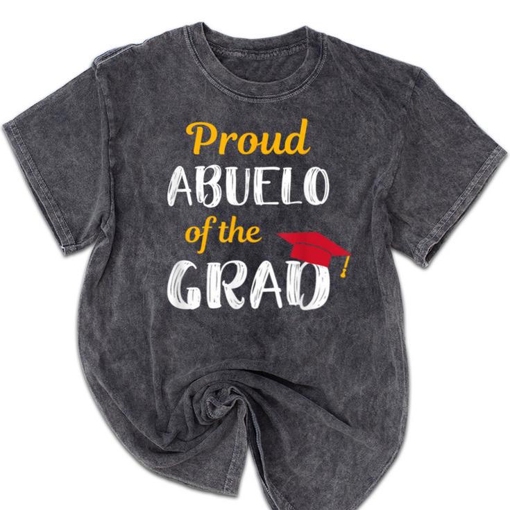 Abuelo Of Graduate Shirt Proud Grandpa Graduation Tee Mineral Wash Tshirts
