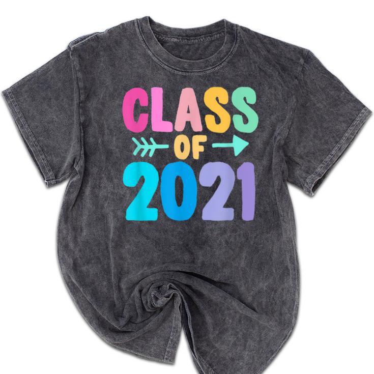 Class Of 2021 Graduation Grow With Me Mineral Wash Tshirts