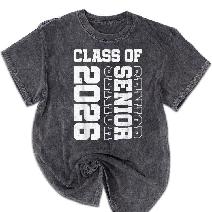 Class Of 2026 Shirt School Senior Year Graduation 2026 Mineral Wash Tshirts