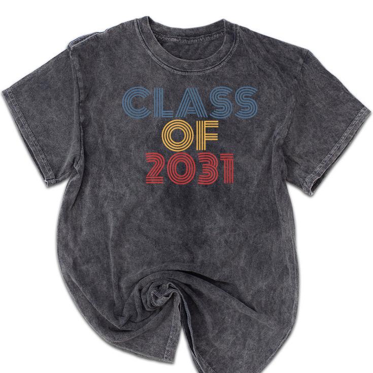 Class Of 2031 Graduation Mineral Wash Tshirts