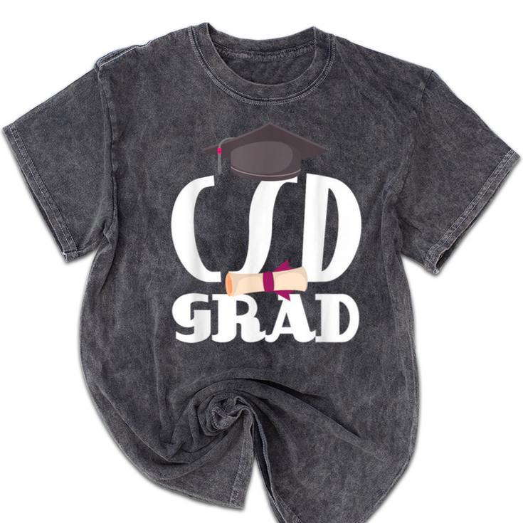 CSD Masters Graduation  Men Women Son Daughter Mineral Wash Tshirts