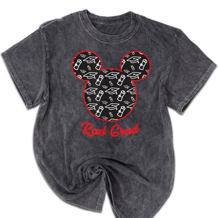 Disney Graduation Rad Grad Mineral Wash Tshirts
