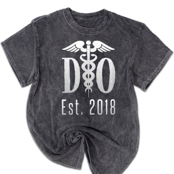 Doctor Graduation Shirt Tshirt Tee For Medical Students DO Mineral Wash Tshirts