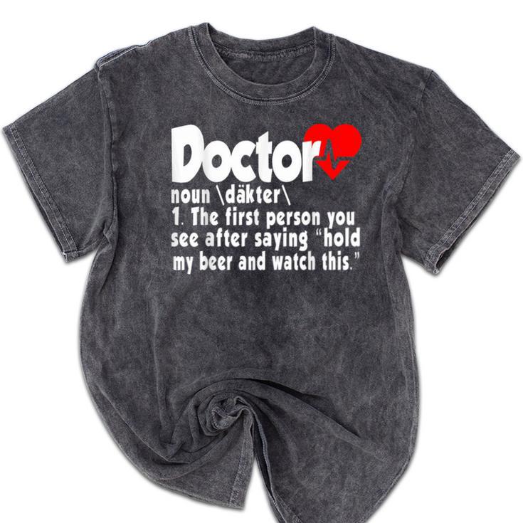 Doctor For Medical Med Student Graduation Mineral Wash Tshirts